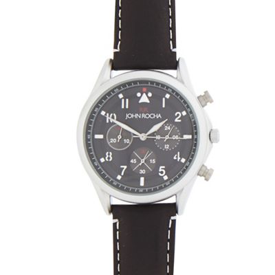 Black chronograph watch